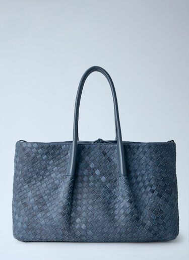 Bottega Veneta Large Pinacoteca Shoulder Bag Blue bov0264016