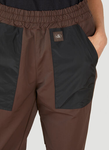 (Di)vision Split Panel Track Pants Brown div0348028