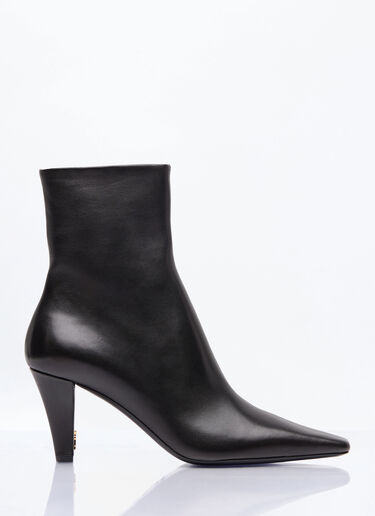 LN-CC® - Saint Laurent: Jill Ankle Boots - Black Saint Laurent Jill Ankle Boots Black sla0258007
