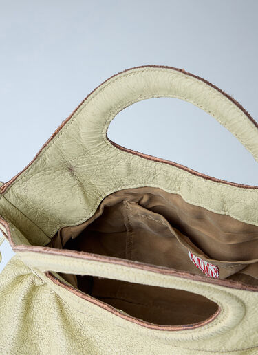 LN-CC® - Miss Sixty x KNWLS: Distressed Handbag - White Miss Sixty x KNWLS Distressed Handbag White msk0263004
