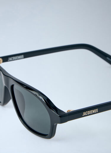 Jacquemus Becane 太阳镜 黑色 jac0364015