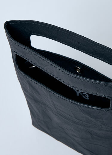 LN-CC® - Y-3: Crossbody Mini Tote Bag - Black Y-3 Crossbody Mini Tote Bag Black yyy0160028