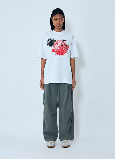 LN-CC® - b.Eautiful x LTTT: Puffy Fish T-Shirt - White b.Eautiful x LTTT Puffy Fish T-Shirt White bea0363002