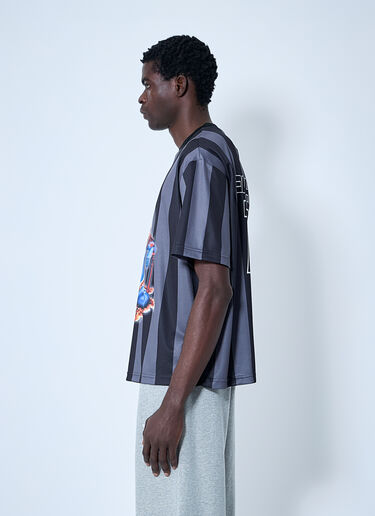 LN-CC® - Awake NY: 로고 모티프 티셔츠 - 블랙 Awake NY 로고 모티프 티셔츠 블랙 awk0160012