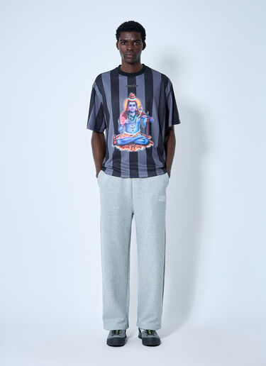 LN-CC® - Awake NY: 로고 모티프 티셔츠 - 블랙 Awake NY 로고 모티프 티셔츠 블랙 awk0160012