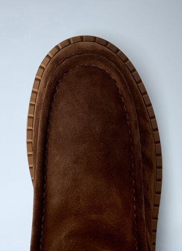 Prada Suede Boots Brown pra0262067