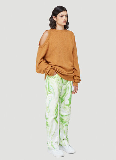 Aries Cut-Out Sweater Orange ari0242008