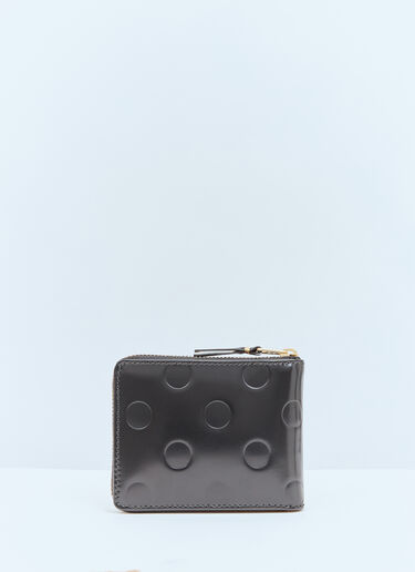 LN-CC® - Comme des Garçons Wallet: Dots Embossed Leather Wallet - Black Comme des Garçons Wallet Dots Embossed Leather Wallet Black cdw0357001