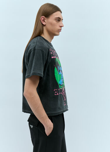 LN-CC® - HYSTERIC GLAMOUR x CIRCLE HERITAGE: Punk Short-Sleeve T-Shirt - Black HYSTERIC GLAMOUR x CIRCLE HERITAGE Punk Short-Sleeve T-Shirt Black hgc0155002
