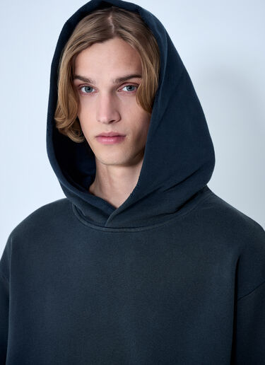 Acne Studios Logo Hooded Sweatshirt Navy acn0364037