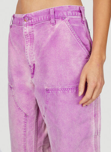 LN-CC® - NOTSONORMAL: Washed Working Jeans - Purple NOTSONORMAL Washed Working Jeans Purple nsm0351008
