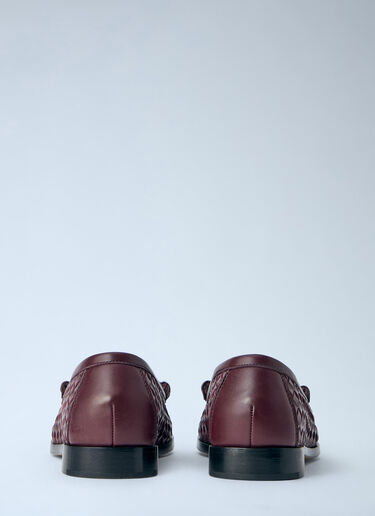 Bottega Veneta Silenzio Loafers Burgundy bov0264036