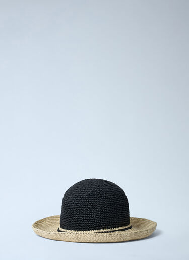 LN-CC® - TOTEME: Straw Bucket Hat - Black TOTEME Straw Bucket Hat Black tot0261073