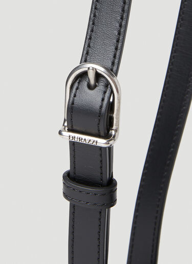 LN-CC® - Durazzi Milano: Roll Shoulder Bag - Black Durazzi Milano Roll Shoulder Bag Black drz0252021