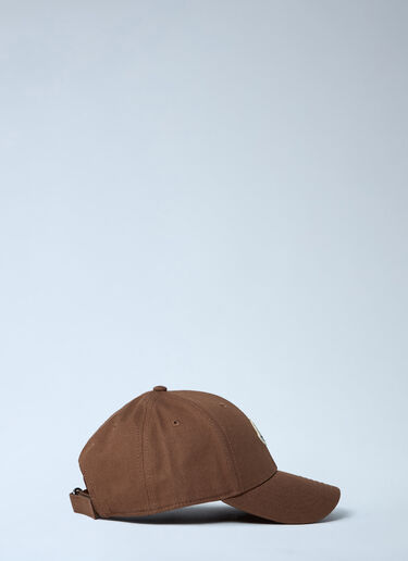 Moncler Logo Motif Baseball Cap Brown mon0263032