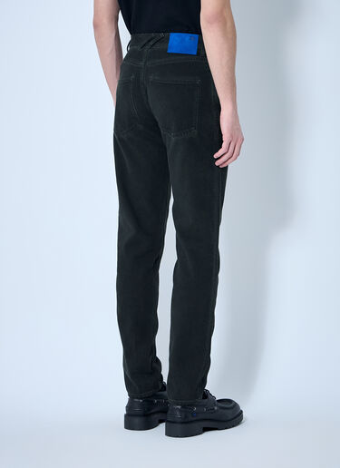 LN-CC® - Burberry: Logo Patch Jeans - Black Burberry Logo Patch Jeans Black bur0159043