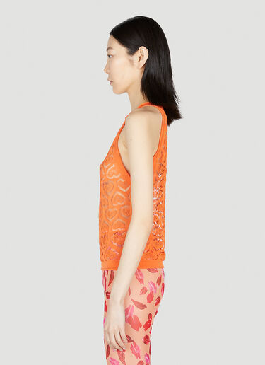 Marco Rambaldi Heart Tank Top Orange mra0252015