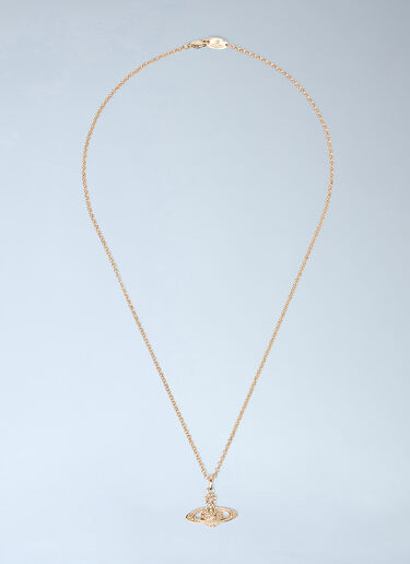 LN-CC® - Vivienne Westwood: Mini Bas Relief Necklace - Gold Vivienne Westwood Mini Bas Relief Necklace Gold vvw0146054