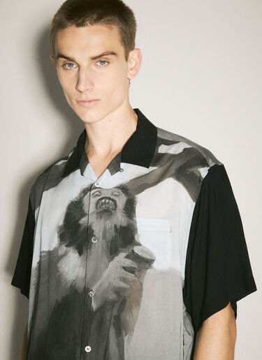 Undercover Graphic Print Shirt Black und0156002