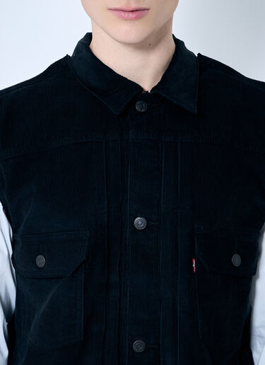 LN-CC® - Levi's x Undercover: Pinnacle Trucker Corduroy Jacket - Black Levi's x Undercover Pinnacle Trucker Corduroy Jacket Black leu0160002