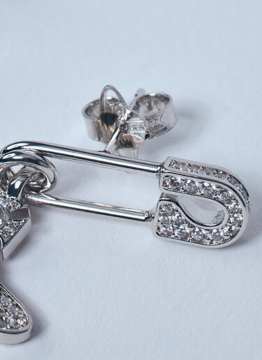 LN-CC® - Vivienne Westwood: Lucrece Earrings - Silver Vivienne Westwood Lucrece Earrings Silver vww0356004