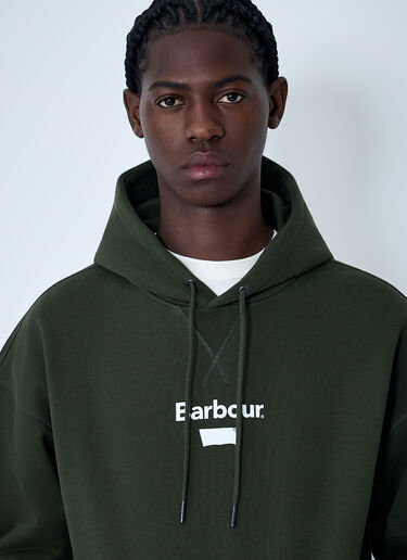 LN-CC® - Levi's x Barbour: 로고 모티프 스웨트셔츠 - 초록 Levi's x Barbour 로고 모티프 스웨트셔츠 초록 leb0162007
