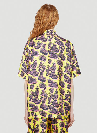 LN-CC® - Stella McCartney: Ricky Silk Shirt - Yellow Stella McCartney Ricky Silk Shirt Yellow stm0241056