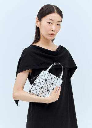 LN-CC® - Bao Bao Issey Miyake: Carat Handbag - White Bao Bao Issey Miyake Carat Handbag White bao0257005