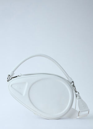 LN-CC® - Lacoste: Runway Leather Racket Bag - White Lacoste Runway Leather Racket Bag White lac0364004