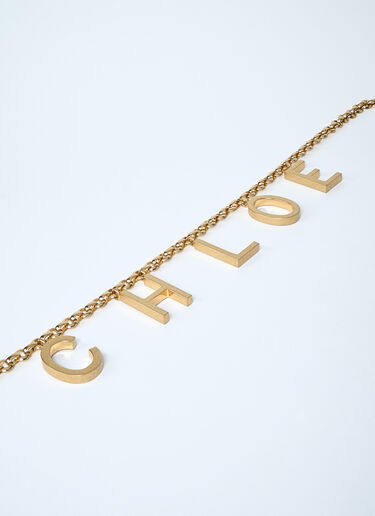 Chloé 徽标图案手环 金色 chl0261057