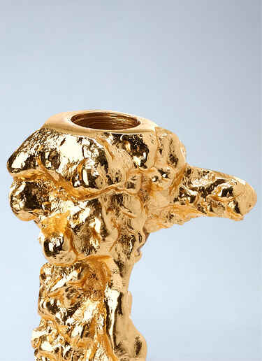 LN-CC® - POLSPOTTEN: Sculptural Metal Candle Holder - Gold POLSPOTTEN Sculptural Metal Candle Holder Gold wps0692213