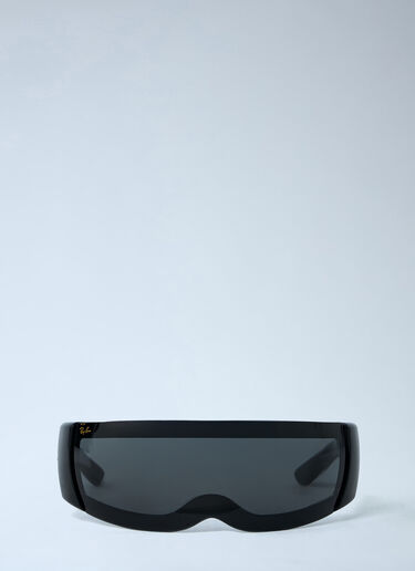 A$AP Rocky X Ray-Ban Ultra Wrap 002 Sunglasses Black lar0362002