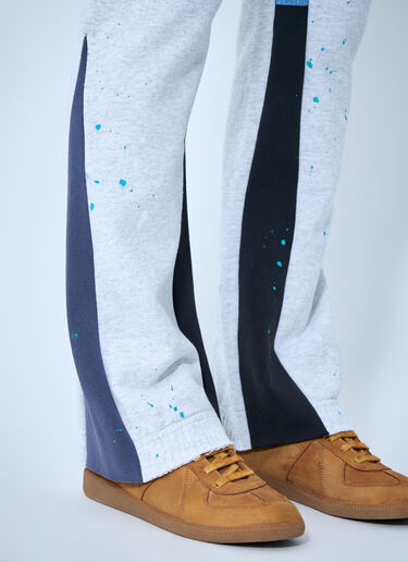 LN-CC® - Gallery Dept.: Logo Painted Flare Sweatpants - Grey Gallery Dept. Logo Painted Flare Sweatpants Grey gdp0163012