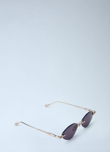 LN-CC® - Kuboraum: Mask H65 Sunglasses - Gold Kuboraum Mask H65 Sunglasses Gold kub0364013