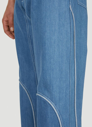 LN-CC® - Mainline:RUS/Fr.CA/DE: Contrast Piping Jeans - Blue Mainline:RUS/Fr.CA/DE Contrast Piping Jeans Blue mai0352001