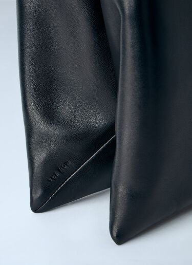 The Row Large Cecily Top Handle Tote Bag Black row0265034
