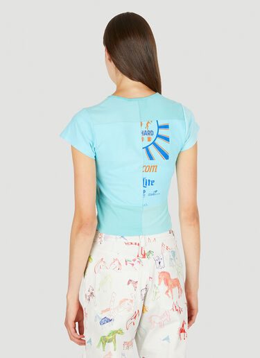 LN-CC® - Collina Strada: Ang3l T-Shirt - Blue Collina Strada Ang3l T-Shirt Blue cst0249007