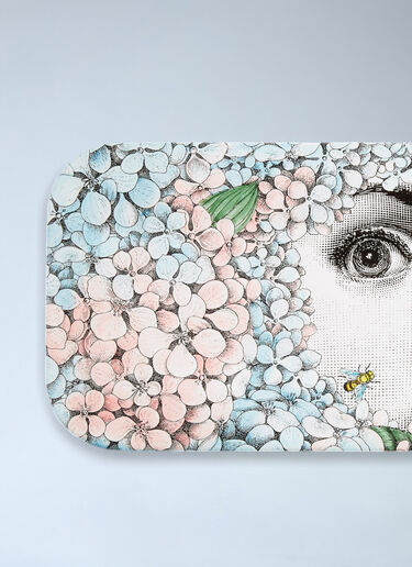 LN-CC® - Fornasetti: Small Ortensia Tray - Multicolour Fornasetti Small Ortensia Tray Multicolour wps0691849
