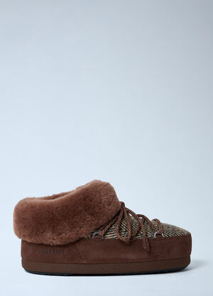Moon Boot x GUEST IN RESIDENCE EVX Chalet Mules Brown mbg0364005