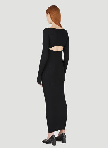 Wynn Hamlyn カットアウト モチーフ ドレス ブラック wyh0247004