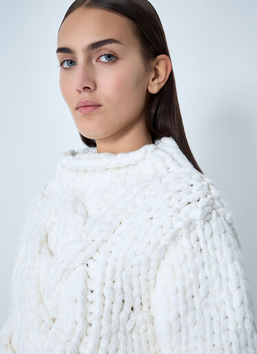 LN-CC® - Khaite: Ninel Sweater - White Khaite Ninel Sweater White kha0262005