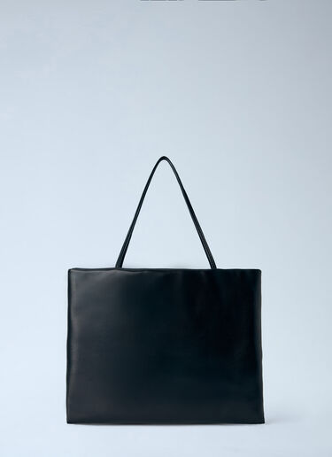 The Row Large Cecily Top Handle Tote Bag Black row0265034
