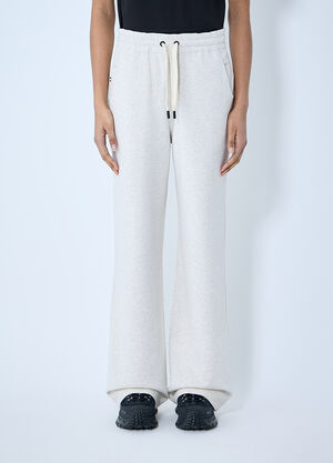 LN-CC® - Moncler Grenoble: Cotton-And-Linen-Blend Track Pants - Beige Moncler Grenoble Cotton-And-Linen-Blend Track Pants Beige mog0259009