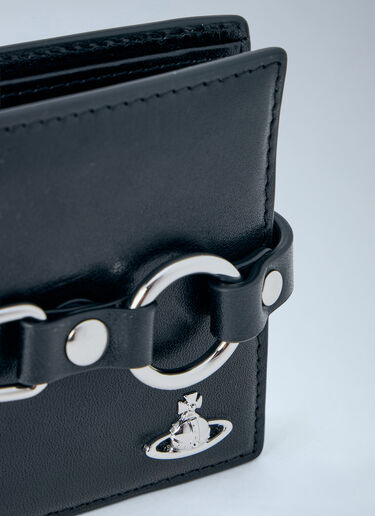 LN-CC® - Vivienne Westwood: Man. Bondage Billfold Wallet - Black Vivienne Westwood Man. Bondage Billfold Wallet Black vvw0164004