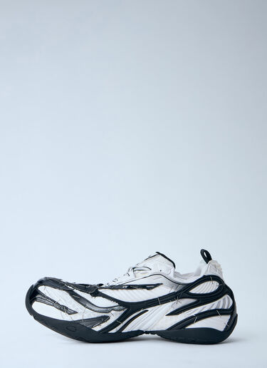 LN-CC® - Balenciaga: Soleless Sneakers - White Balenciaga Soleless Sneakers White bal0163018