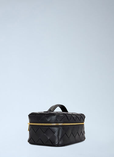LN-CC® - Bottega Veneta: Intrecciato Vanity Case - Black Bottega Veneta Intrecciato Vanity Case Black bov0255092