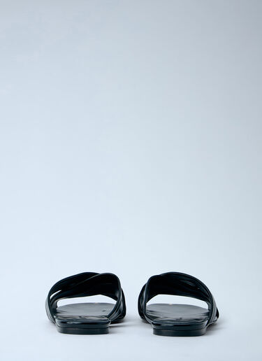 LN-CC® - Khaite: Liria Flat Sandals - Black Khaite Liria Flat Sandals Black kha0263016