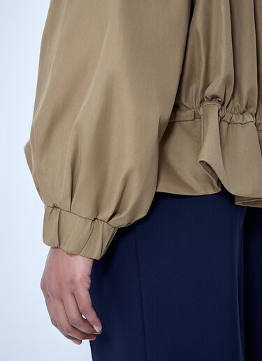 LN-CC® - Dries Van Noten: Structured Collar Jacket - Camel Dries Van Noten Structured Collar Jacket Camel dvn0264021