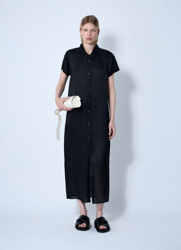 LN-CC® - Khaite: Effy 中长连衣裙 - 黑色 Khaite Effy 中长连衣裙 黑色 kha0260002