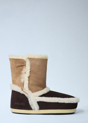 Moon Boot EVX Patch Low Boots Brown mnb0362013